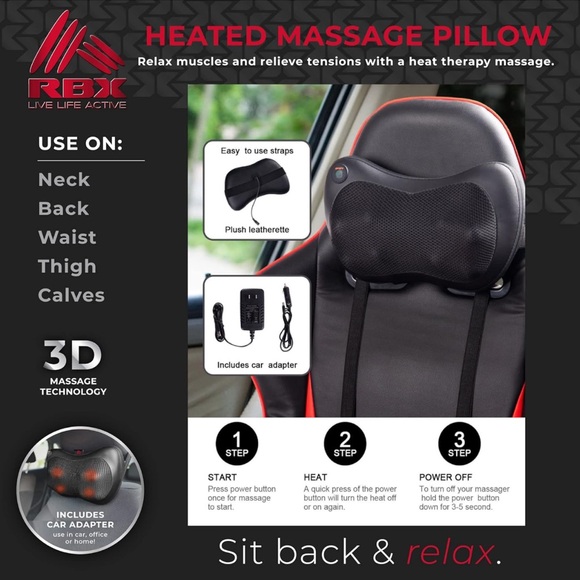 NIB RBX Neck and Back Massager - Picture 5 of 7